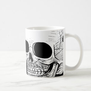Schädel-Kaffee-Tasse Kaffeetasse