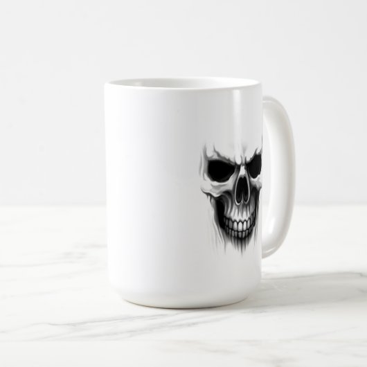 Schädel Kaffeetasse (VorderseiteRechts)