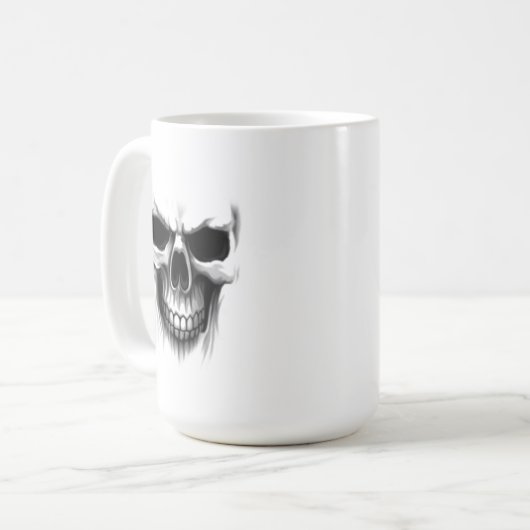 Schädel Kaffeetasse (Vorderseite Links)