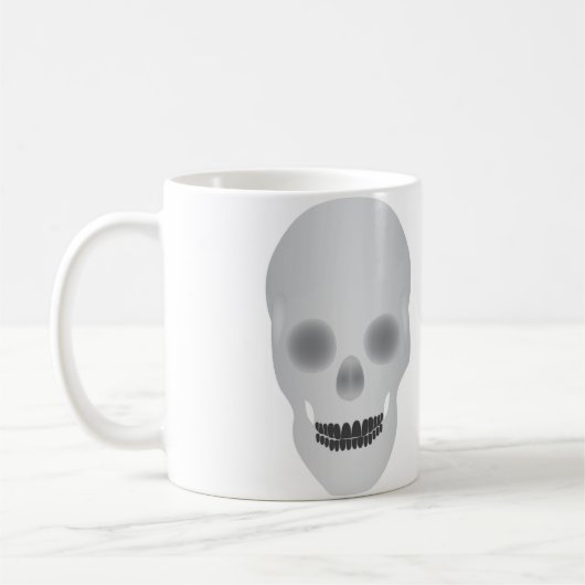 Schädel Kaffeetasse (Links)