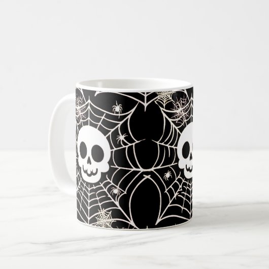 Schädel Kaffeetasse (Vorderseite Links)