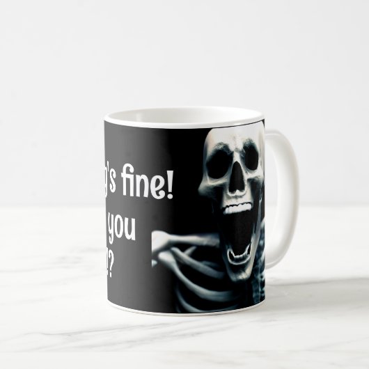 Schädel Kaffeetasse (VorderseiteRechts)