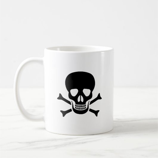 Schädel Kaffeetasse (Links)