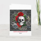 Schädel Karte (Rückseite)