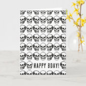 Schädel Karte (Gelbe Blume)