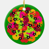 Schädel Keramik Ornament (Hinten)
