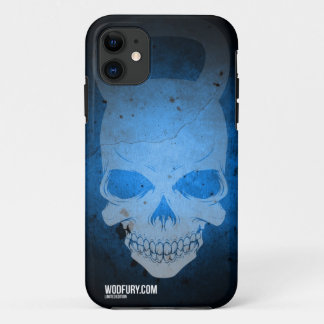 Schädel Kettlebell - Blau - begrenzte Ausgabe iPhone 11 Hülle