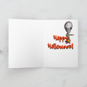 Schädel-Kind - Halloween Karte (Innenseite)