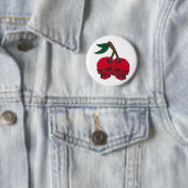 Schädel-Kirschen Button (Beispiel)