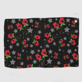 Schädel-Kirschgolf-Tuch Golfhandtuch (Horizontal)