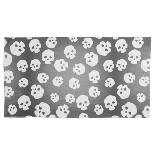 Schädel Kissenbezug (Vorderseite-Links)