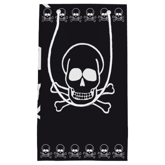 Schädel Kleine Geschenktüte (Vorderseite)