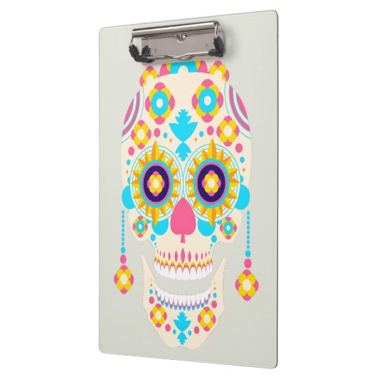 Schädel Klemmbrett (Links)