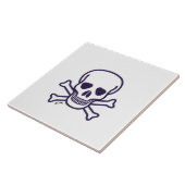 Schädel Knochen große Kachel (Seite)