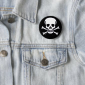 Schädel Knochen Großer Schädelknopf Button (Beispiel)