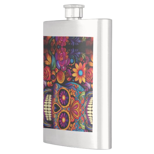 Schädel, Knochen, Skelett, Knochen Flachmann (Links)