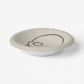 Schädel - Knochen weiß und schwarz Pappteller (Gewinkelt)