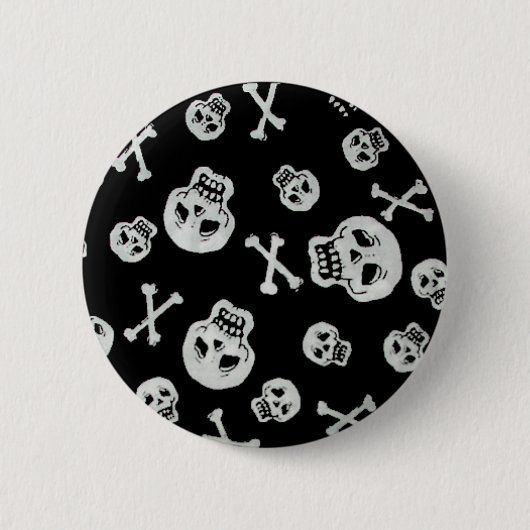 Schädel-Knopf Button (Vorderseite)