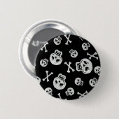 Schädel-Knopf Button (Vorne & Hinten)
