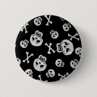 Schädel-Knopf Button