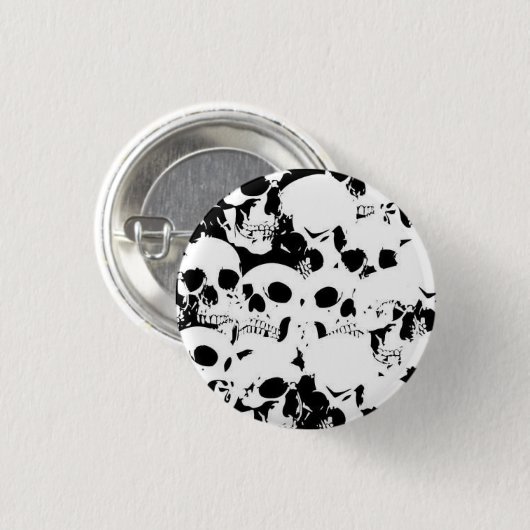 Schädel-Knopf Button (Vorne & Hinten)