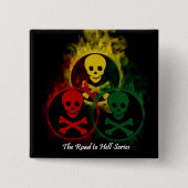 Schädel-Knopf Button (Vorderseite)