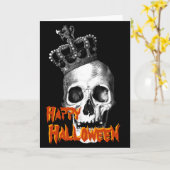 Schädel-König Karte (Gelbe Blume)