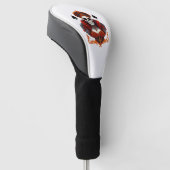 Schädel Königin Pik Golf Headcover (angewinkelt)