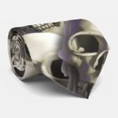 Schädel Krawatte (Gerollt)