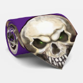 Schädel Krawatte (Gerollt)