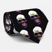 Schädel Krawatte (Gerollt)
