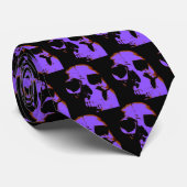 Schädel Krawatte (Gerollt)