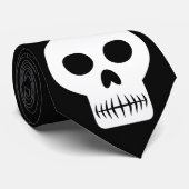 Schädel Krawatte (Gerollt)