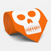 Schädel Krawatte (Gerollt)