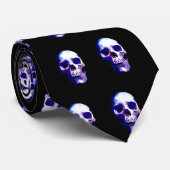 Schädel Krawatte (Gerollt)