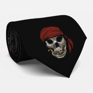Schädel Krawatte