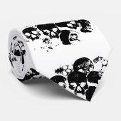 Schädel Krawatte (Gerollt)