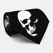 Schädel Krawatte (Gerollt)