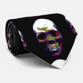 Schädel Krawatte (Gerollt)