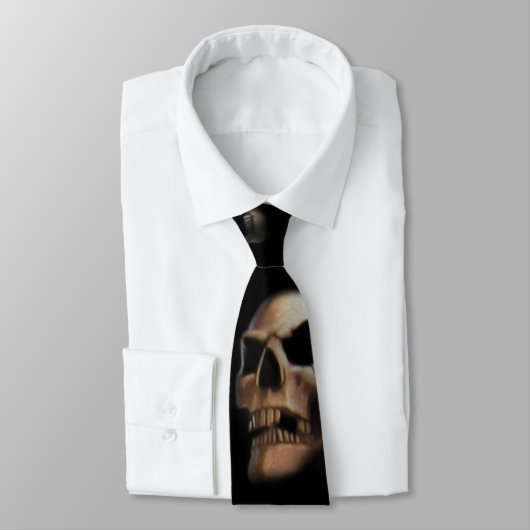 Schädel-Krawatte Krawatte (Gebunden)