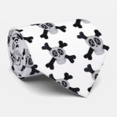 Schädel-Krawatte Krawatte (Gerollt)