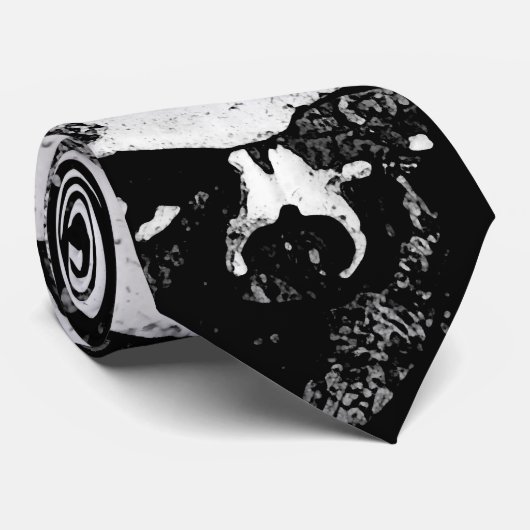 Schädel-Krawatte Krawatte (Gerollt)