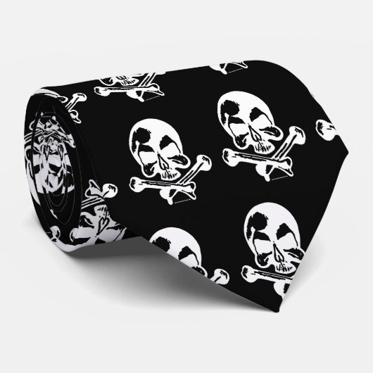 Schädel-Krawatte Marc Vachon OG Krawatte (Gerollt)