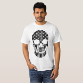 Schädel Krieger USA T-Shirt (Vorne ganz)