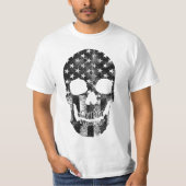 Schädel Krieger USA T-Shirt (Vorderseite)