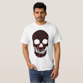 Schädel Krieger USA T-Shirt (Vorne ganz)