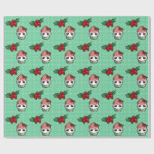 Schädel-Kuchen-Packpapier Geschenkpapier (Flach)