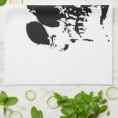 Schädel Küchentuch (Gefaltet)