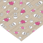 Schädel Kurzer Tischläufer (Ecke)