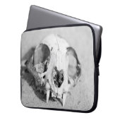 Schädel Laptopschutzhülle (Vorderseite Links)